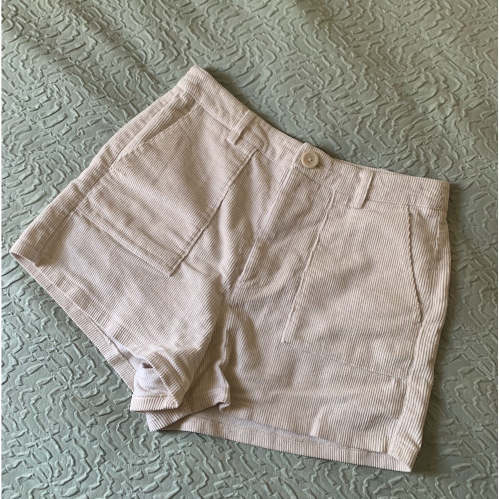 High Waisted Corduroy Shorts